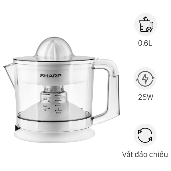 Máy vắt cam Sharp 25W EJ-J256-WH